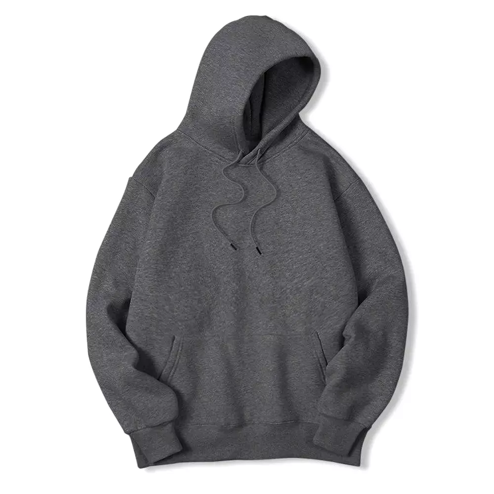 Men Solid Casual Hoodies