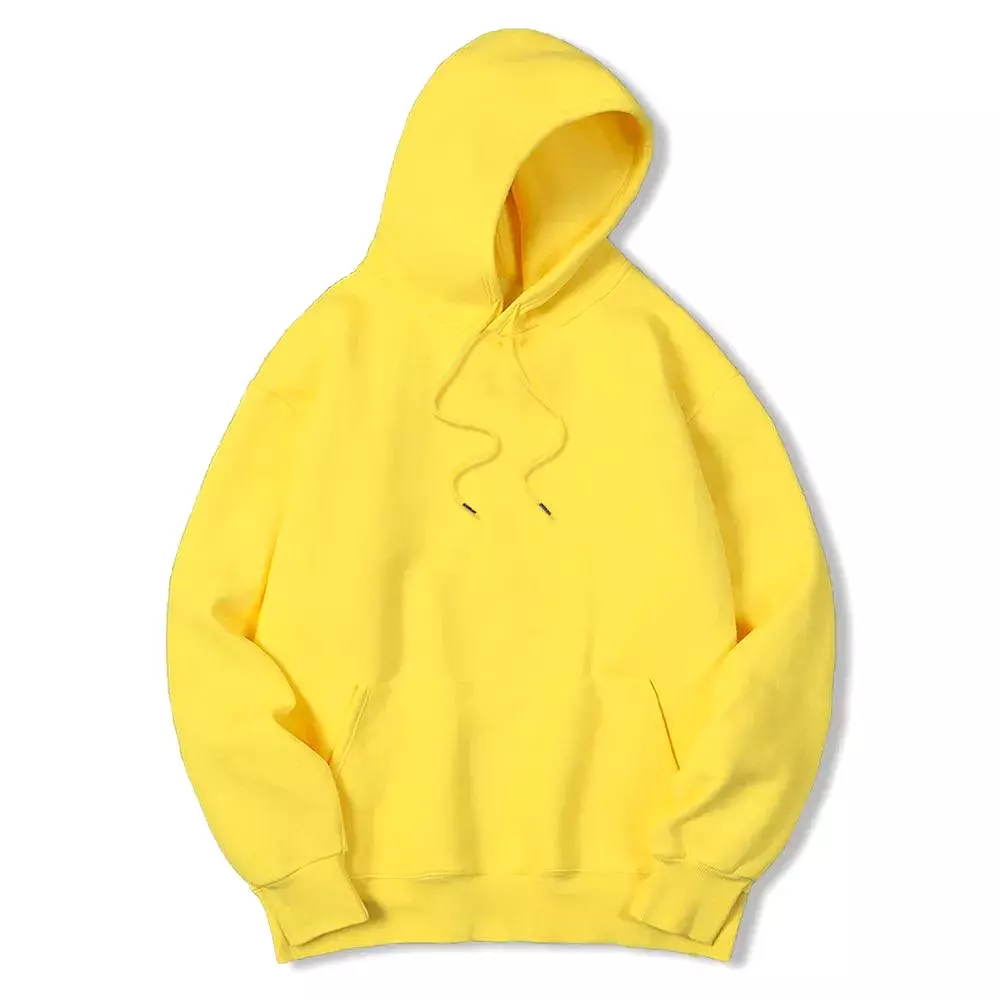 Men Solid Casual Hoodies