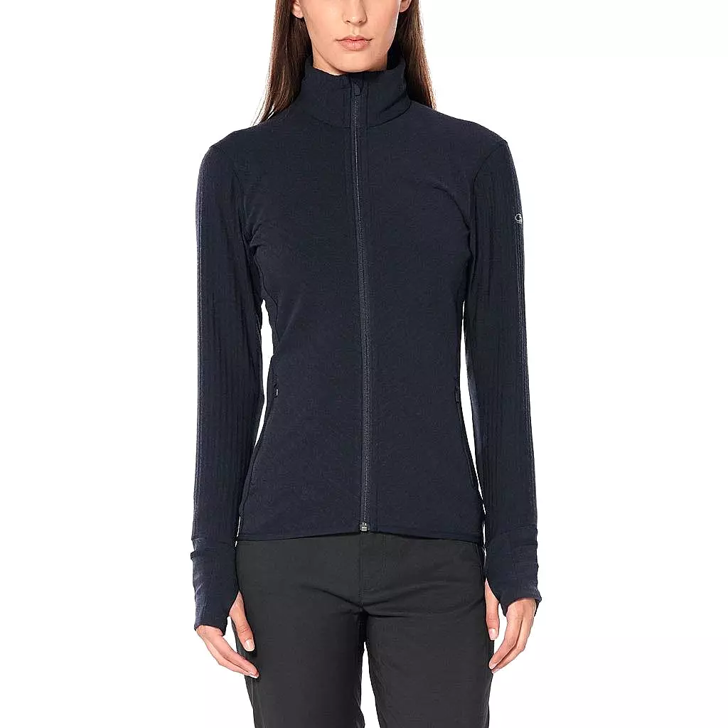 Merino Descender Long Sleeve Zip Jacket Women's