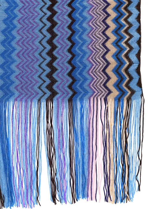 Missoni   Fringed viscose scarf 