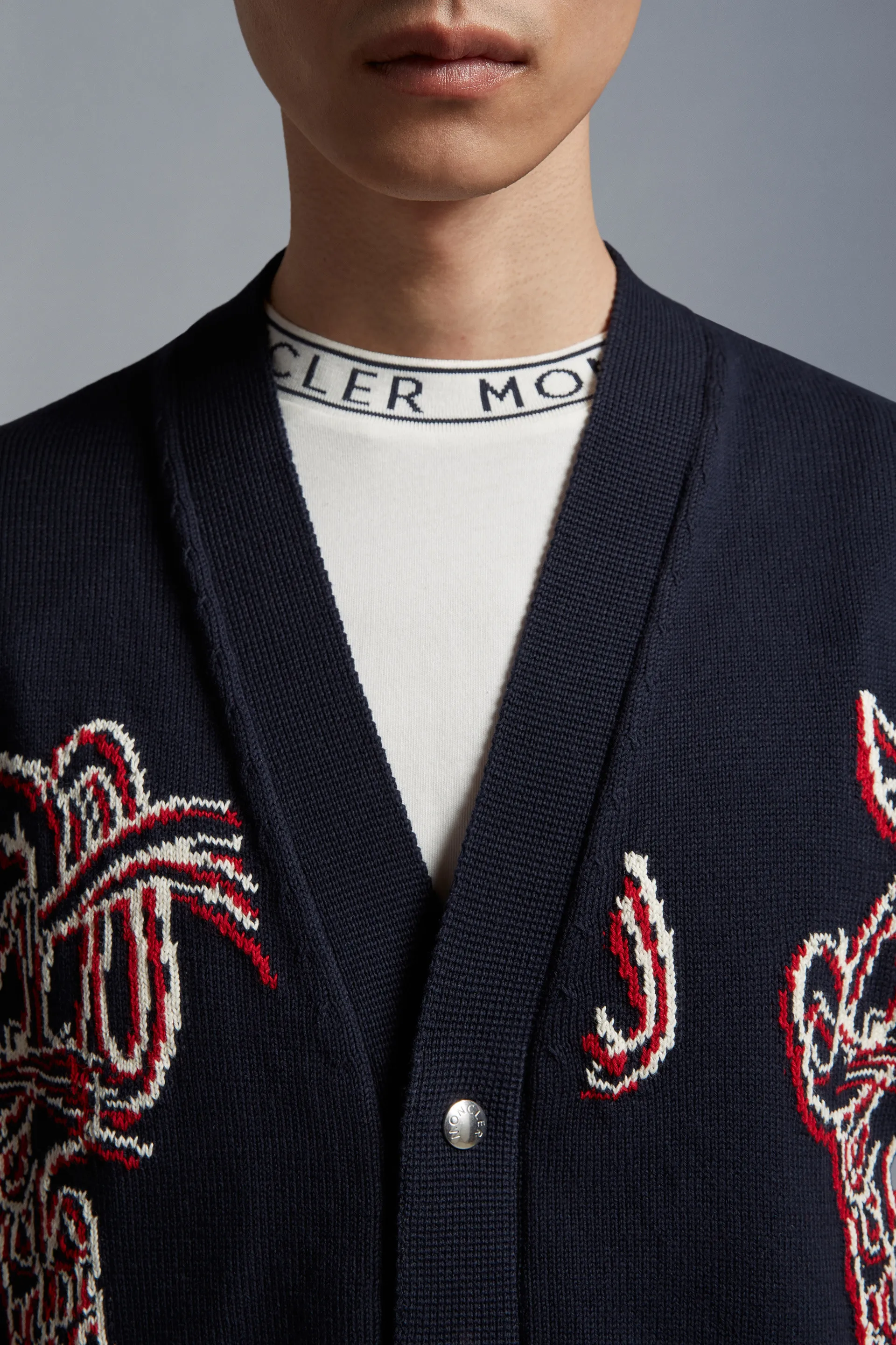 MONCLER  |Street Style Logo FX Advantage / Exclusive Cardigans