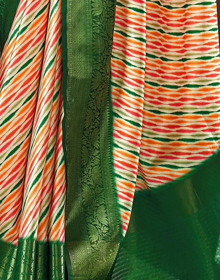 Multi Silk Printed Sarees