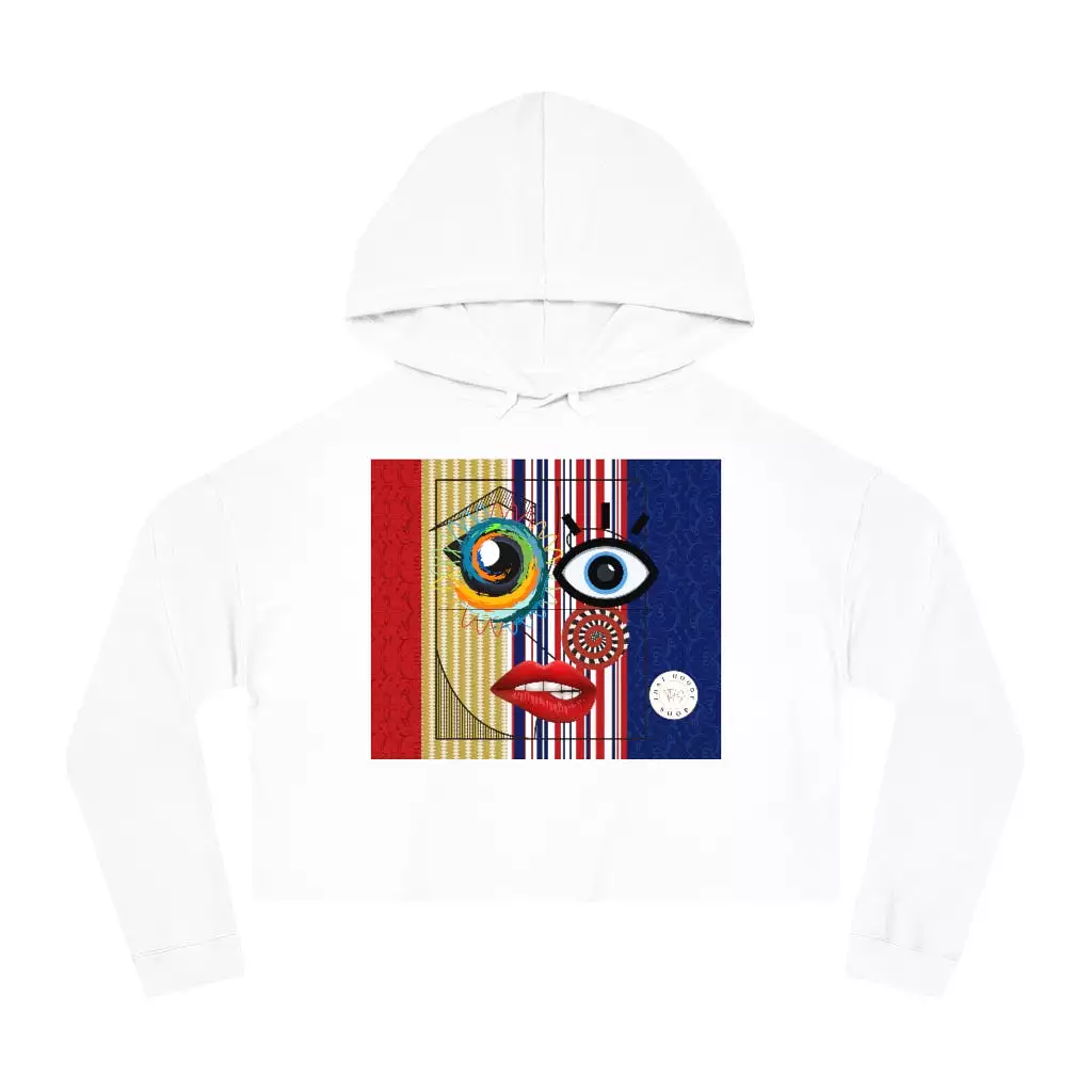 My Picasso Cropped Hoodie