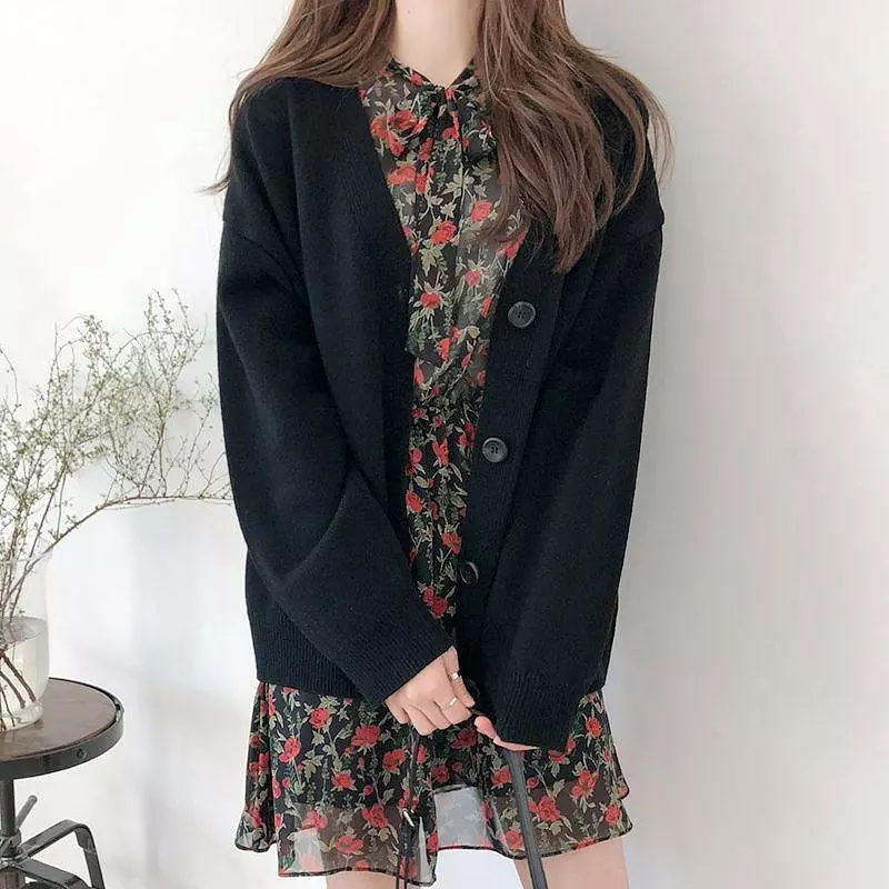 Oversized Cardigan Sweater For Women