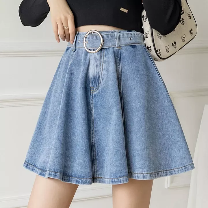 Preppy Denim Skirt AD210021