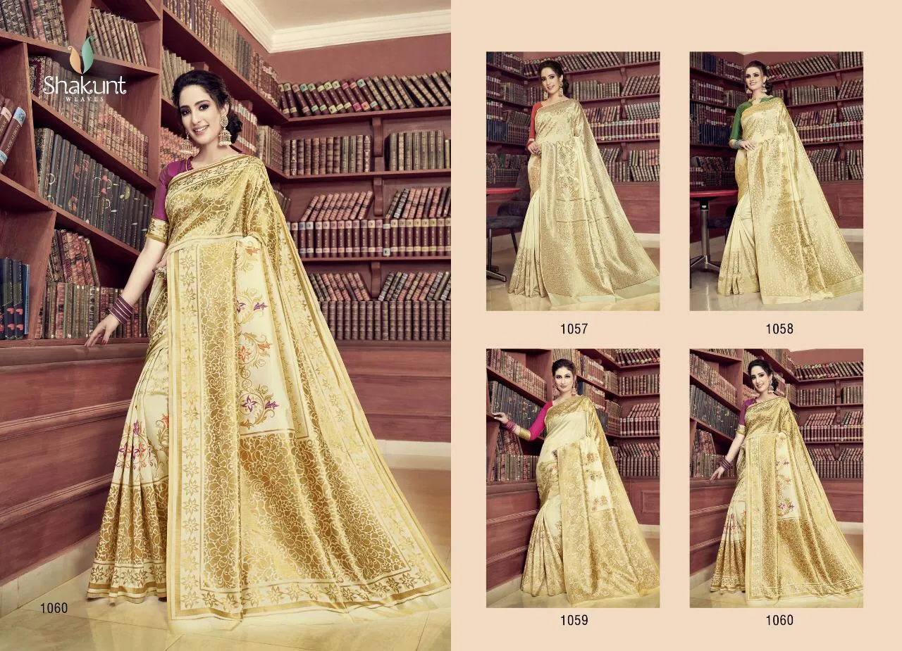 Shakunt Sarees LAunched Ekaya Cotton Art Silk Stylish Designer Sarees