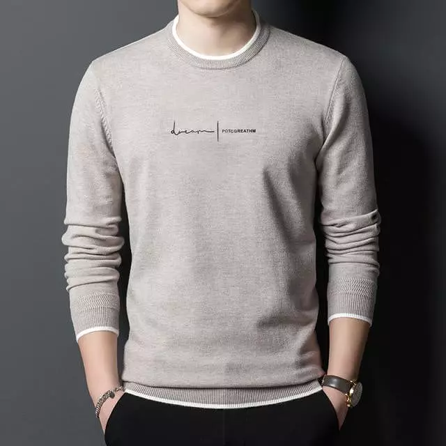 Signature Crew Neck Sweater For Men