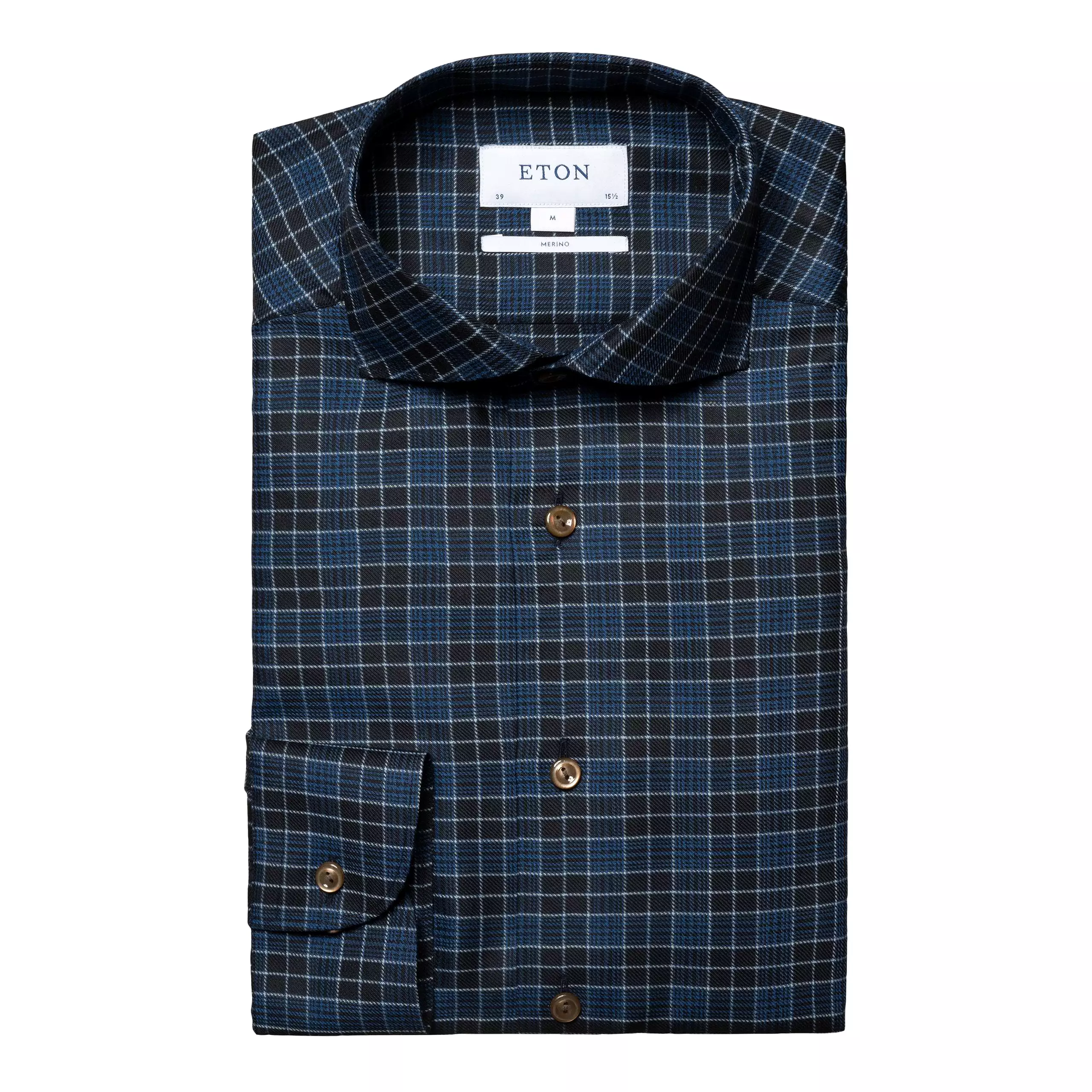 Slim Fit - Check Merino Wool Shirt