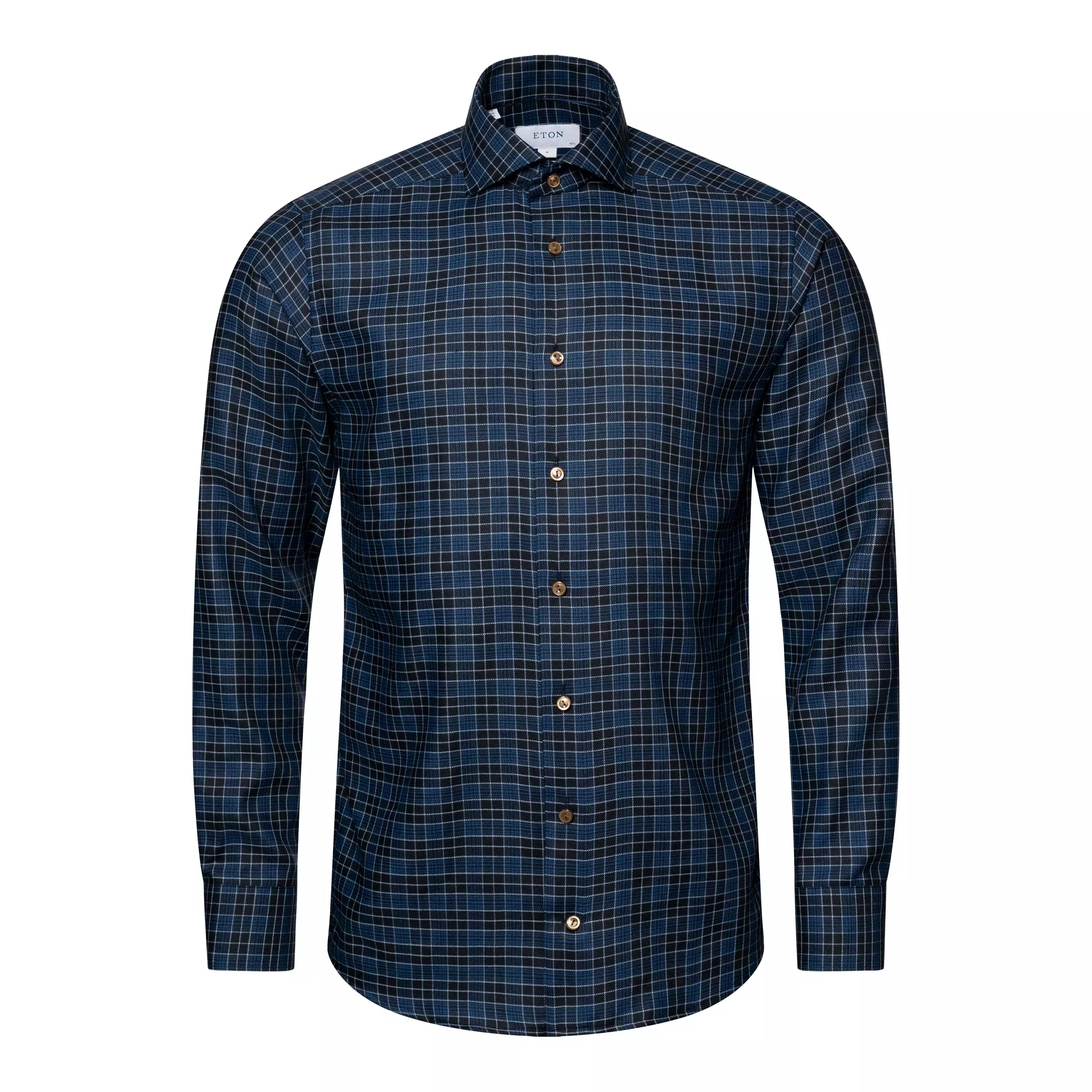 Slim Fit - Check Merino Wool Shirt