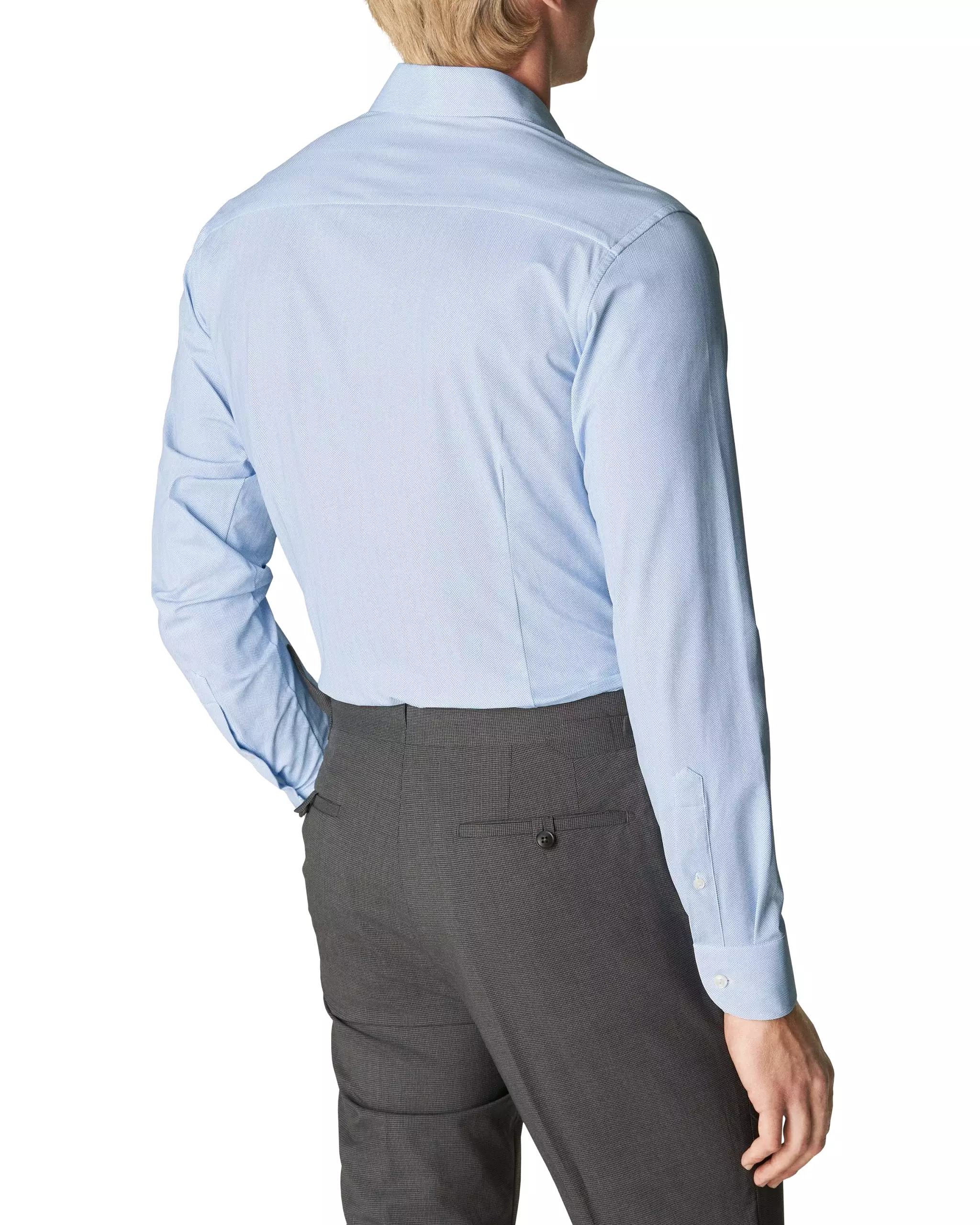 Slim Fit - Herringbone Four-Way Stretch Shirt