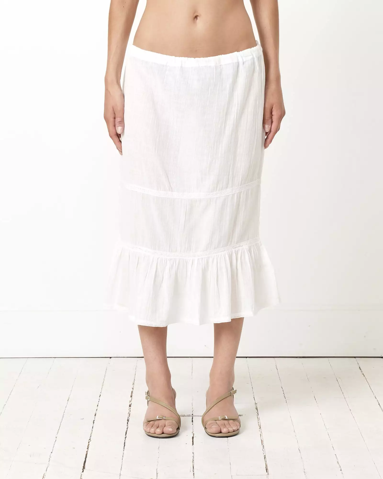 Swan Skirt in White