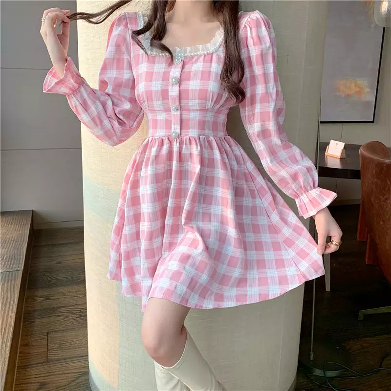 Sweet Grid Dress AD210181