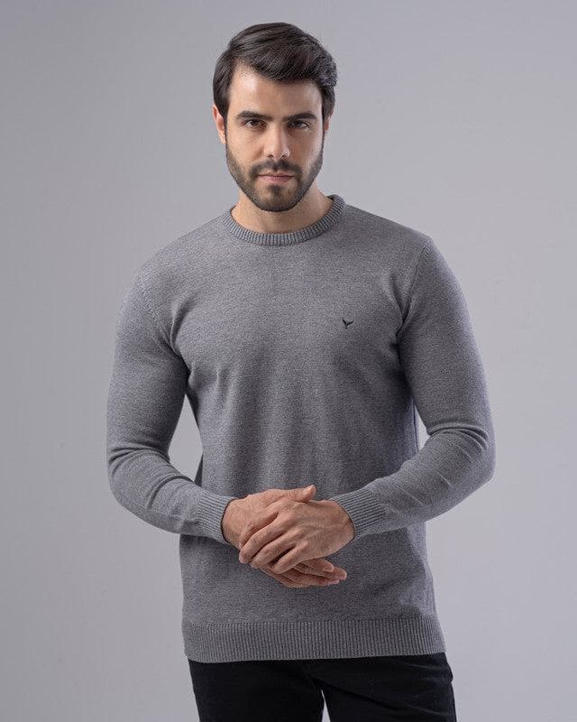 TEXTURED COTTON SWEATER - CHINEE