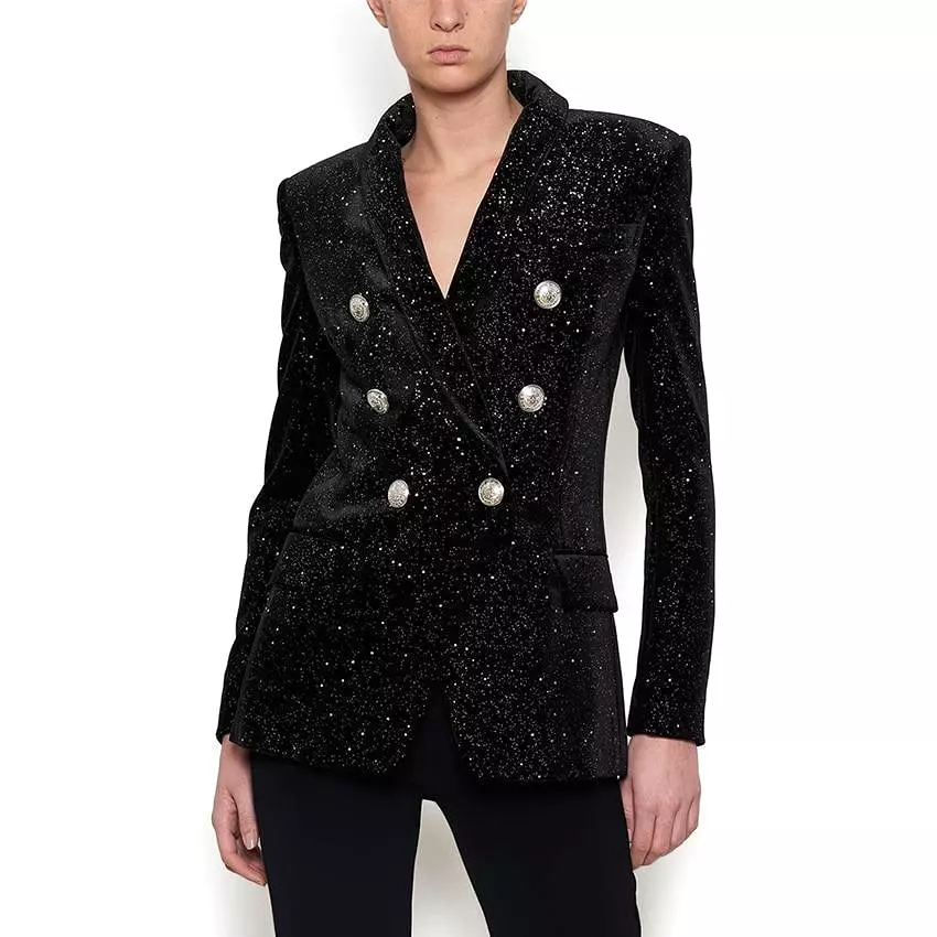 The Baroque Blazer Women - Casual - Plain-Solid