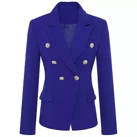 The Inspiration Double-Breasted Blazer Women - Formal-Business - Plain-Solid