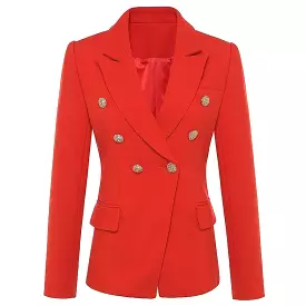 The Optimistic Double Breasted Blazer Women - Formal-Business - Plain-Solid