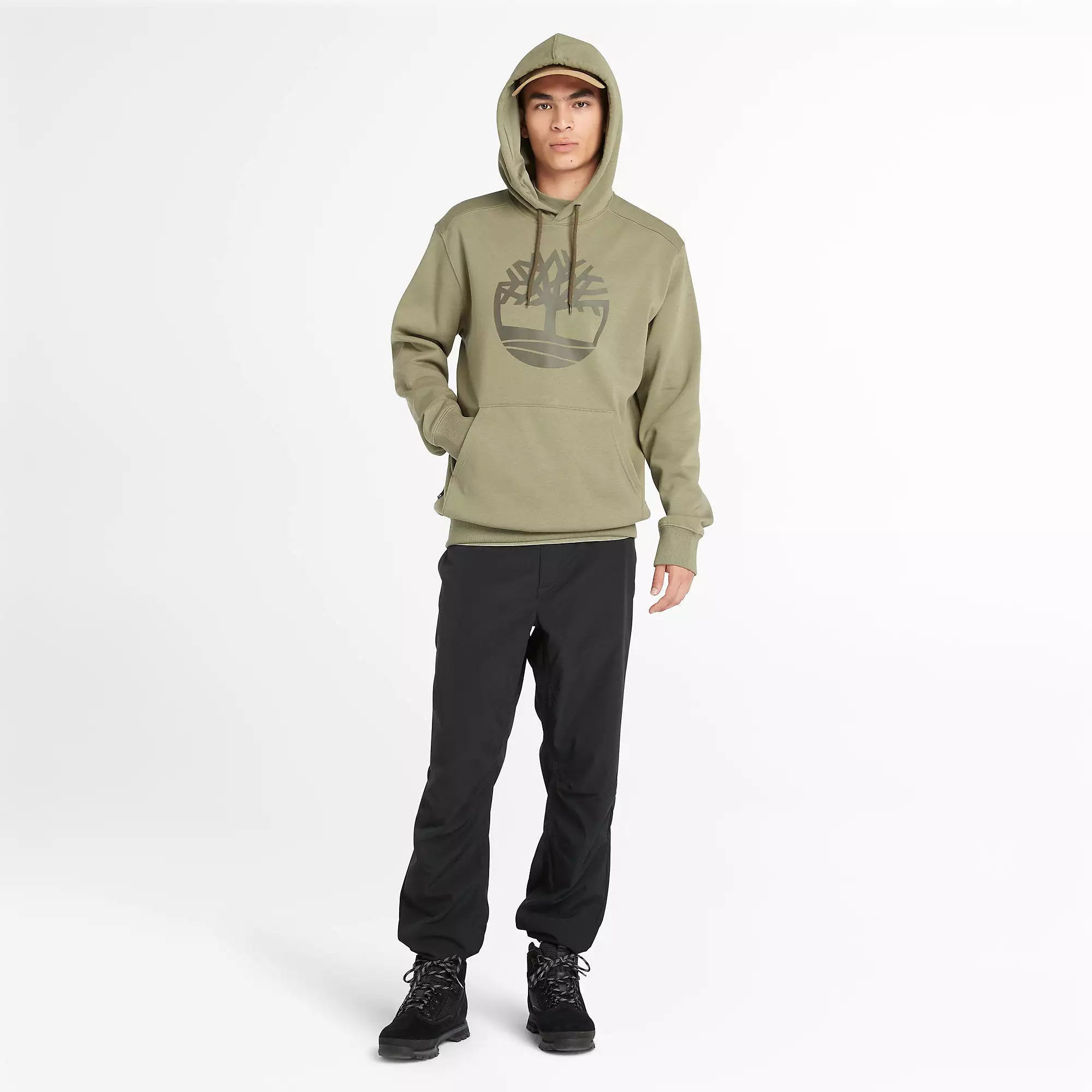 Timberland Men's Tree Logo Overhead Hoodie