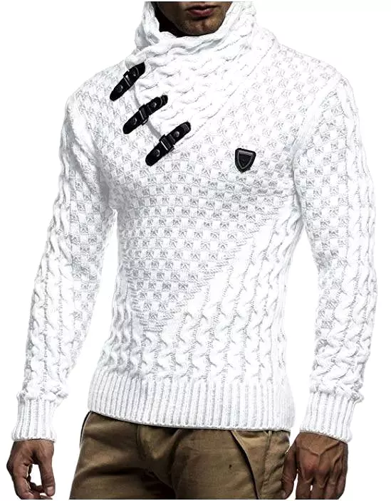 Turtleneck Pullover Sweater For Men