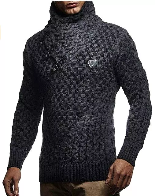 Turtleneck Pullover Sweater For Men