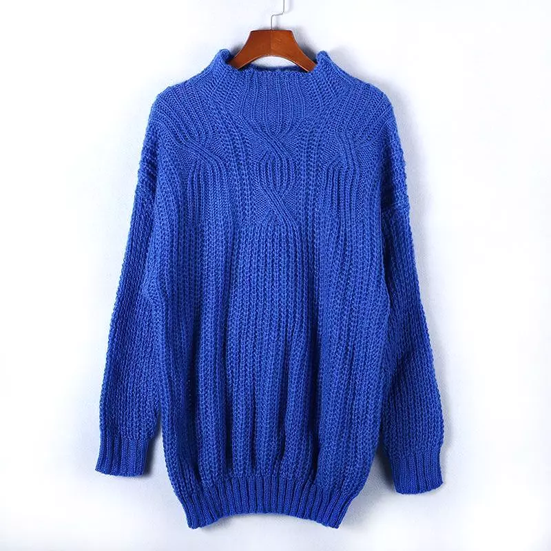 Twist Turtleneck Women Sweaters