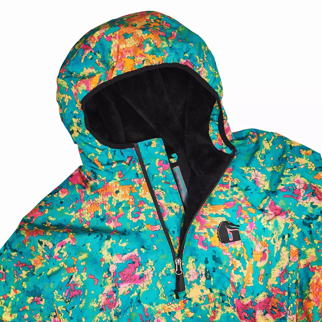 Waterproof 1/2 Zip Bog Hoodie | Women's - 7 Burst