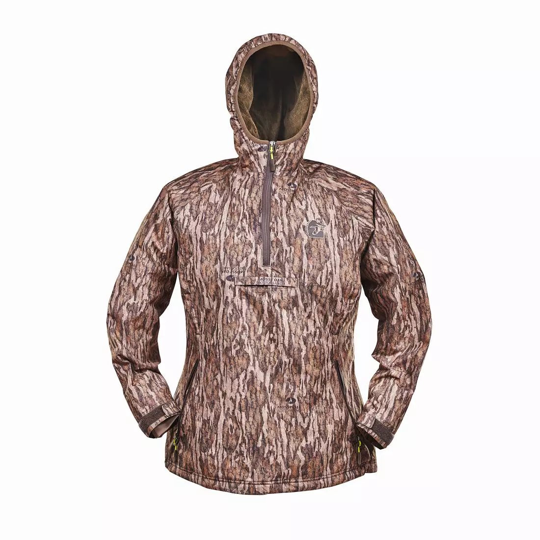 Waterproof 1/2 Zip Bog Hoodie | Womens - Mossy Oak Bottomland by Gator Waders