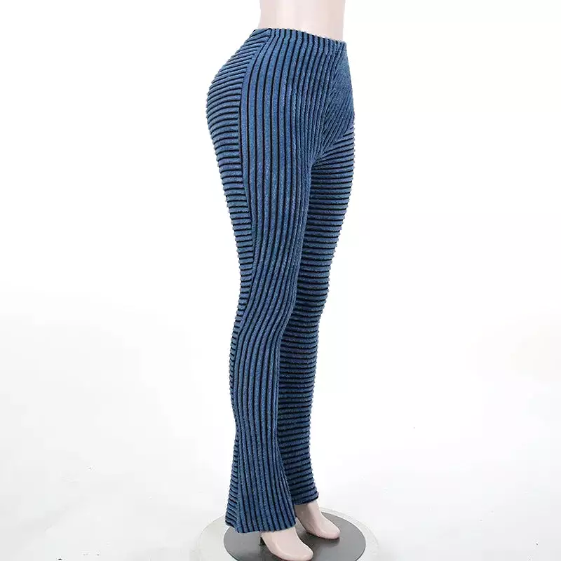 Women Fashion See Though Tassel Straight Sweater Pants 2023