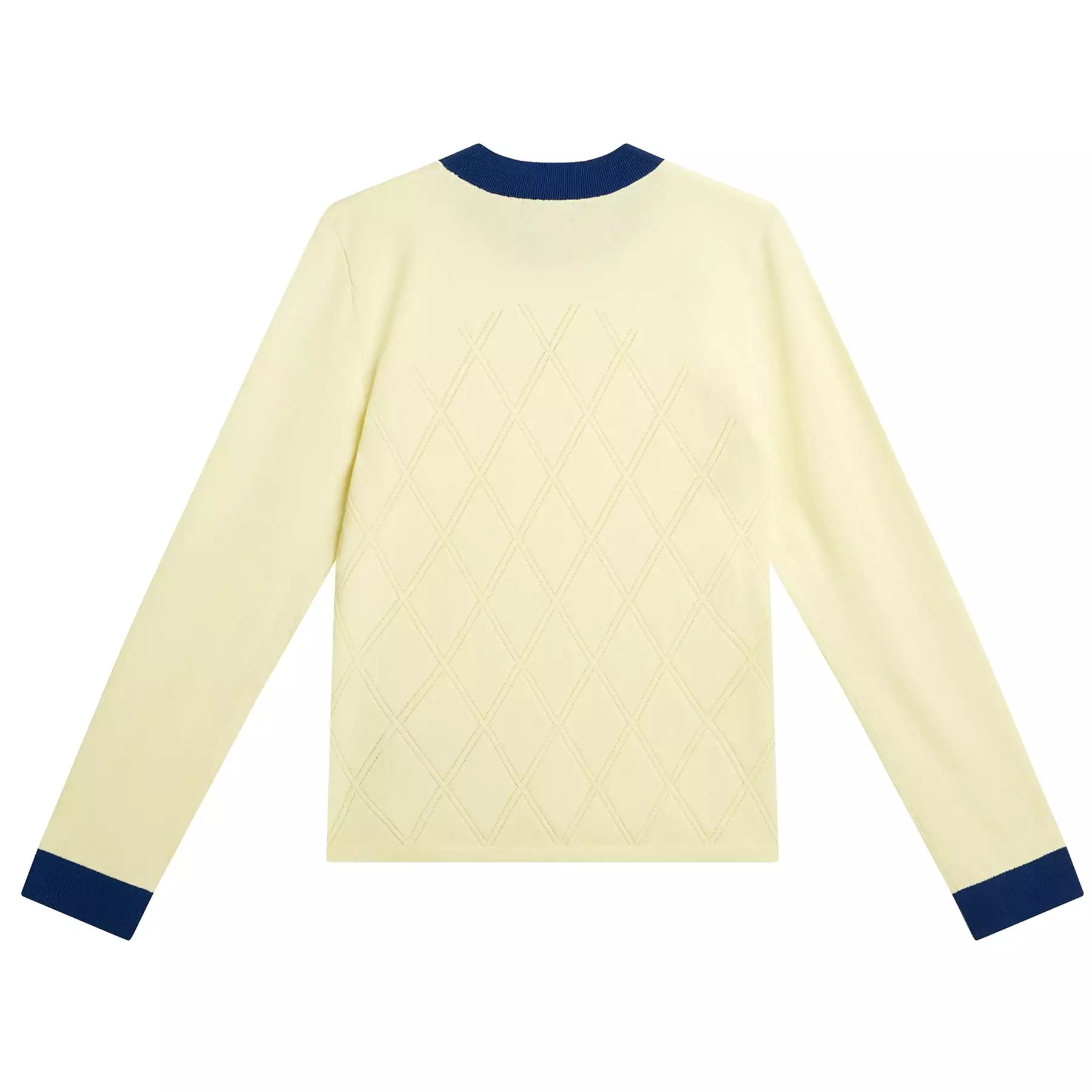 Womens Meadow Mock Neck Knitted Sweater Wax Yellow - SS24