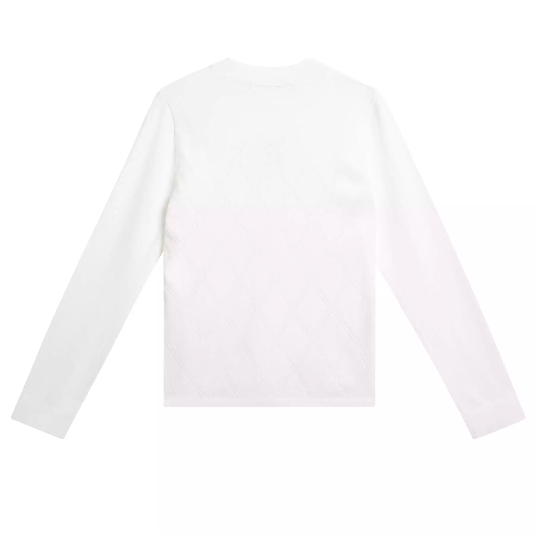 Womens Meadow Mock Neck Knitted Sweater White - SS24