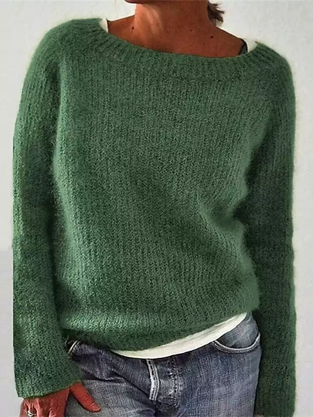 Your New Go-To Color Block Knit Sweater for Women