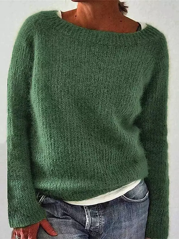 Your New Go-To Color Block Knit Sweater for Women