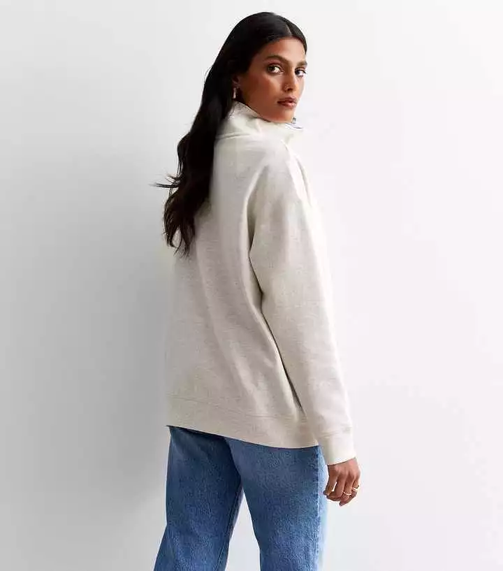 Zip Neck Sweatshirt